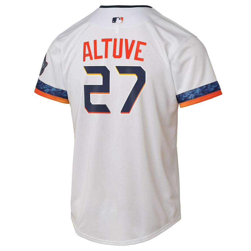 Jose Altuve Houston Astros Nike Youth 2025 City Connect Limited Player Jersey - White Official MLB Team Apparel Baseball Fan Gear