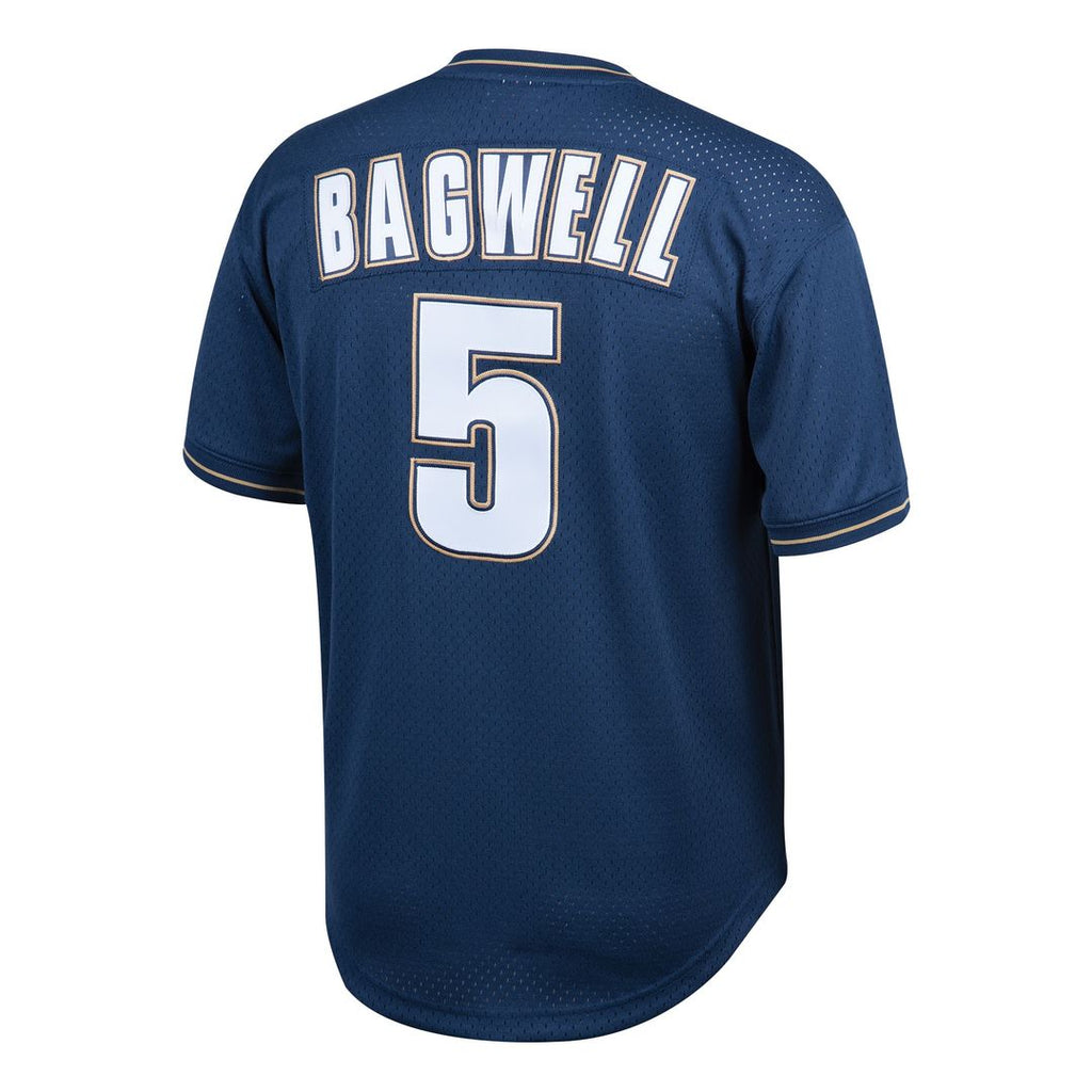 Jeff Bagwell Houston Astros Mitchell & Ness Youth Cooperstown Collection Mesh Batting Practice Jersey - Navy Official MLB Team Apparel Baseball Fan Ge