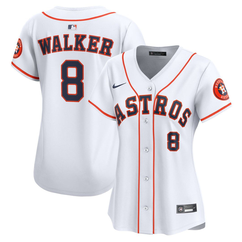 Christian Walker Houston Astros Nike Women's Home Limited Player Jersey - White Official MLB Team Apparel Baseball Fan Gear