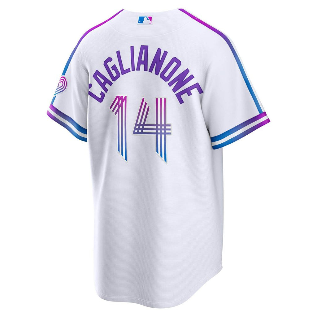 Jac Caglianone Kansas City Royals Nike 2026 City Connect Stadium Jersey - White Official MLB Team Apparel Baseball Fan Gear
