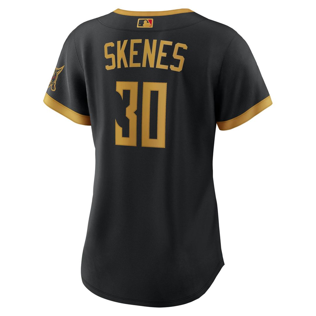Paul Skenes Pittsburgh Pirates Nike Women's 2026 City Connect Stadium Jersey - Black Official MLB Team Apparel Baseball Fan Gear