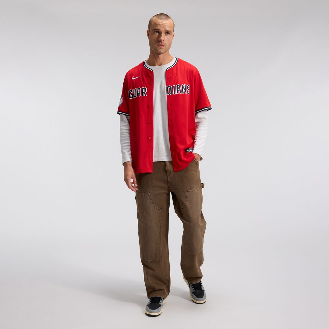 Cleveland Guardians Nike Alternate Limited Jersey - Red Official MLB Team Apparel Baseball Fan Gear