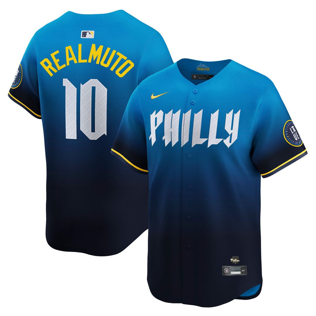 J.T. Realmuto Philadelphia Phillies Nike City Connect Limited Jersey - Navy Official MLB Team Apparel Baseball Fan Gear
