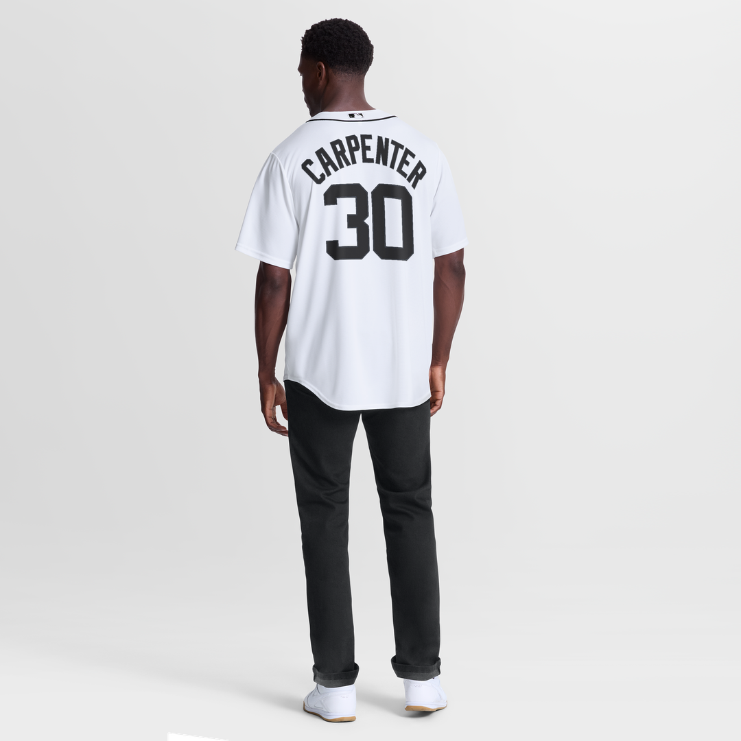 Kerry Carpenter Detroit Tigers Nike Home Replica Jersey - White Official MLB Team Apparel Baseball Fan Gear