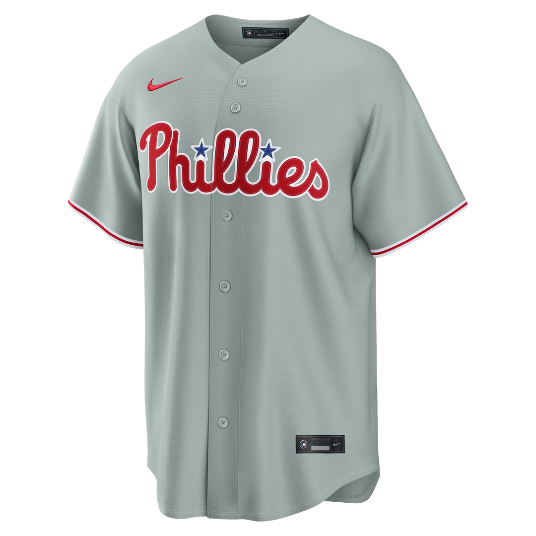 Bryce Harper Philadelphia Phillies Nike Road Replica Jersey - Gray Official MLB Team Apparel Baseball Fan Gear