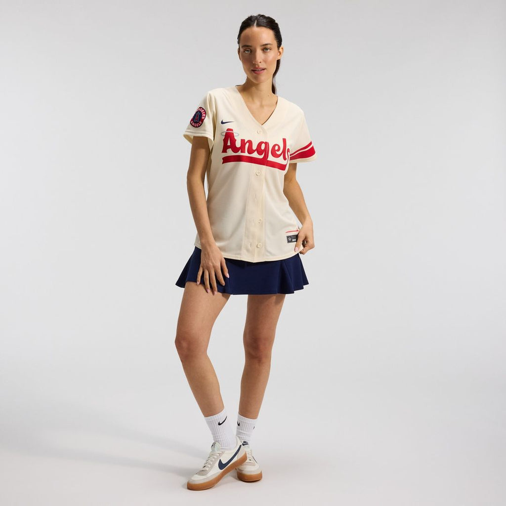 Anthony Rendon Los Angeles Angels Nike Women's City Connect Replica Player Jersey - Cream Official MLB Team Apparel Baseball Fan Gear