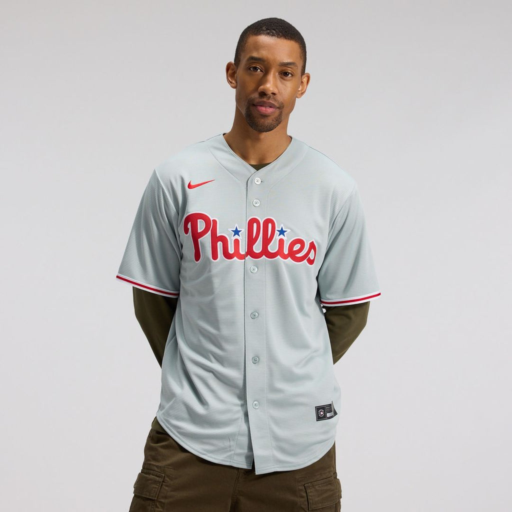 Bryce Harper Philadelphia Phillies Nike Road Replica Jersey - Gray Official MLB Team Apparel Baseball Fan Gear