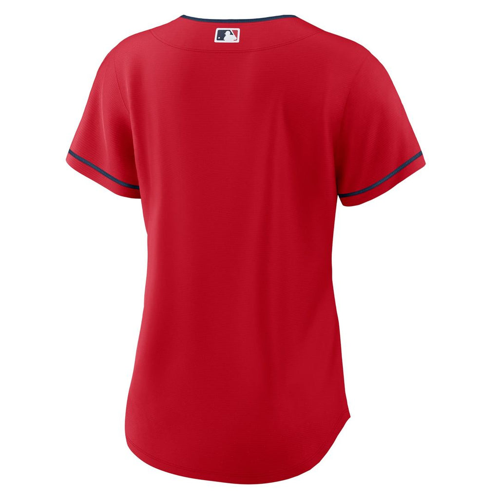 Cleveland Guardians Nike Women's Alternate Replica Team Jersey - Red Official MLB Team Apparel Baseball Fan Gear