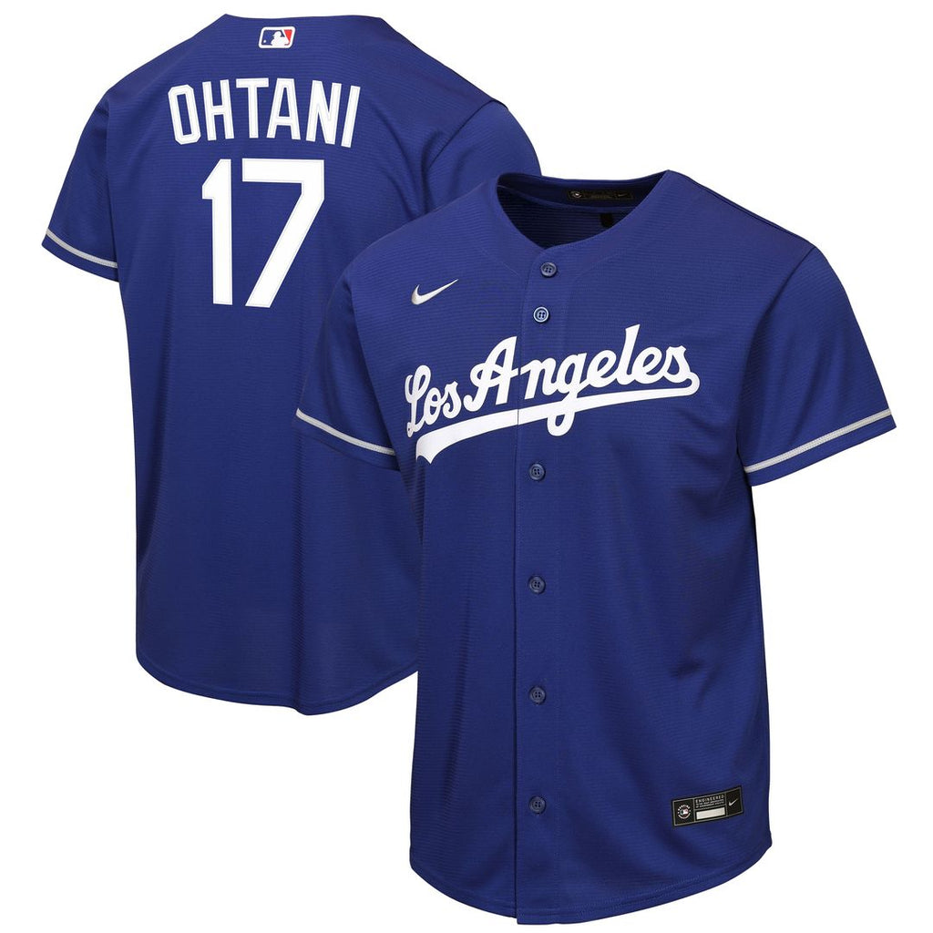 Shohei Ohtani Los Angeles Dodgers Nike Youth Alternate Replica Jersey - Royal Official MLB Team Apparel Baseball Fan Gear