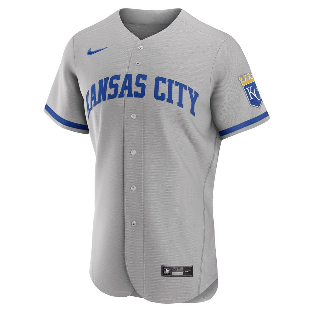 Kansas City Royals Nike 2022 Road Authentic Jersey - Gray Official MLB Team Apparel Baseball Fan Gear