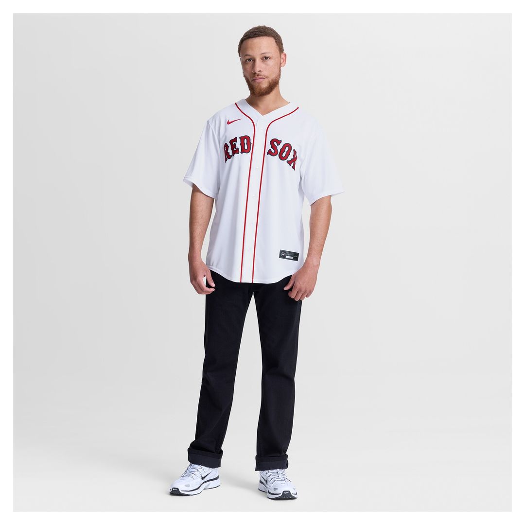 Jovani Moran Boston Red Sox Nike Home Replica Jersey - White Official MLB Team Apparel Baseball Fan Gear