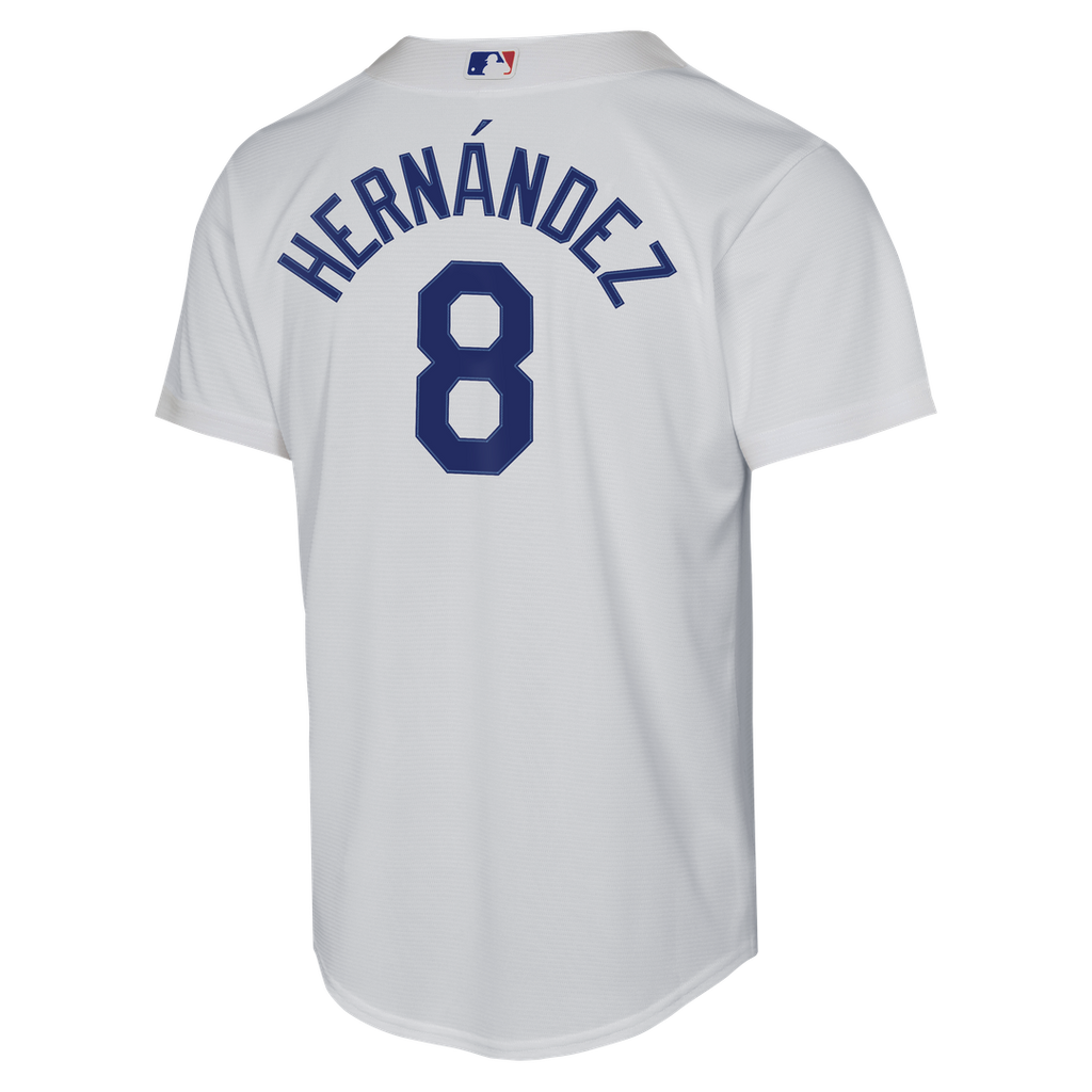 Enrique Hernández Los Angeles Dodgers Nike Youth Home Baseline Jersey - White Official MLB Team Apparel Baseball Fan Gear