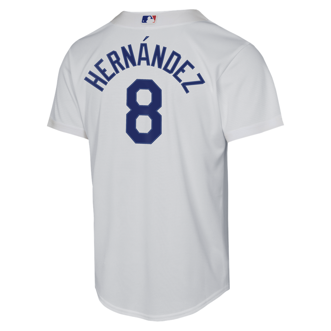Enrique Hernández Los Angeles Dodgers Nike Youth Home Baseline Jersey - White Official MLB Team Apparel Baseball Fan Gear
