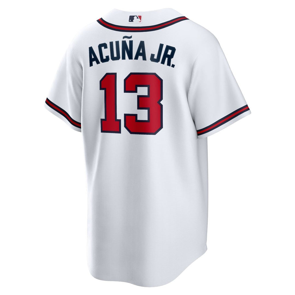 Ronald Acuna Jr. Atlanta Braves Nike Home Replica Player Name Jersey - White Official MLB Team Apparel Baseball Fan Gear