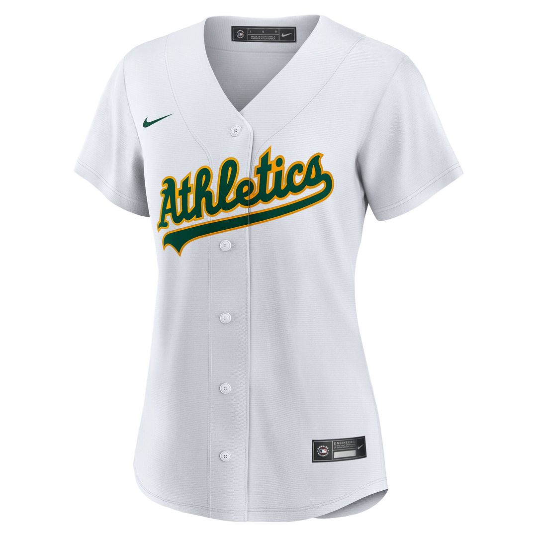 Zack Gelof Athletics Nike Women's Home Replica Player Jersey - White Official MLB Team Apparel Baseball Fan Gear
