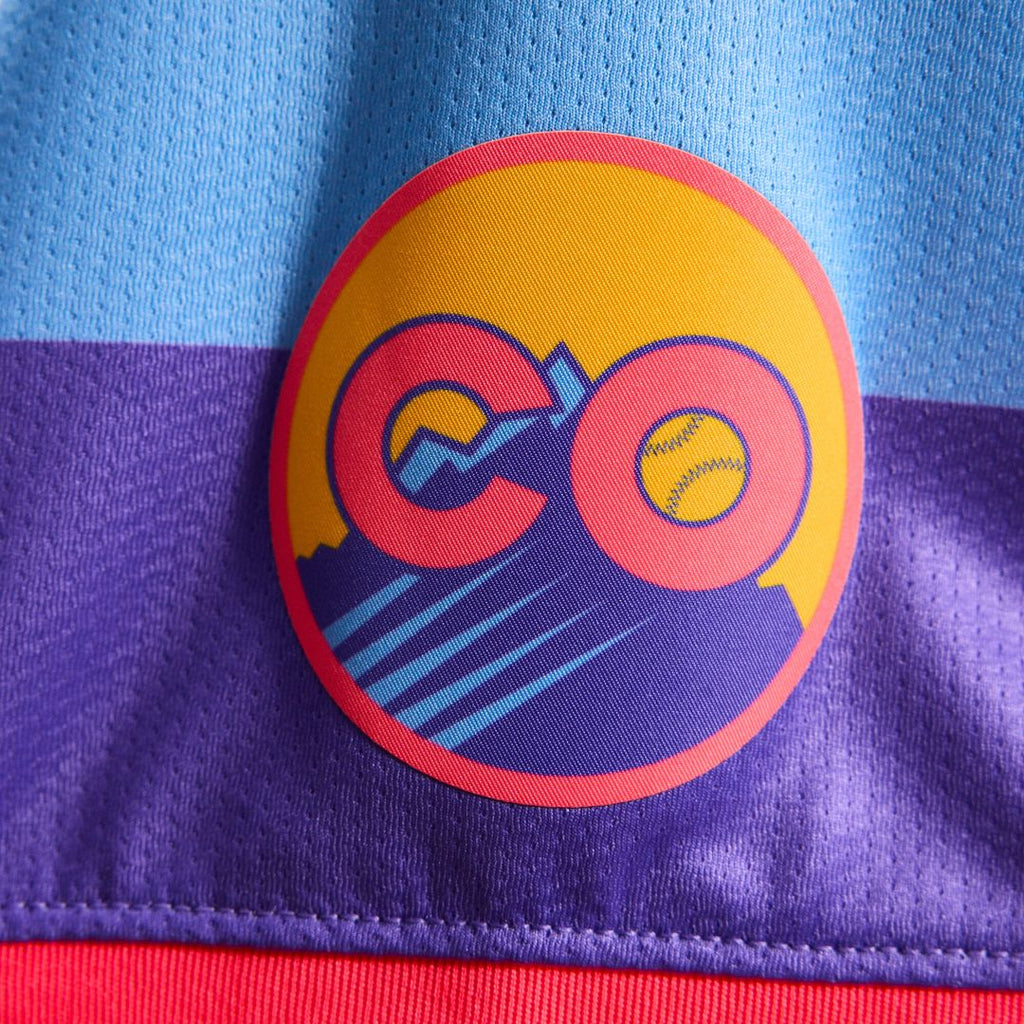 Colorado Rockies Nike Women's 2025 City Connect Limited Jersey - Purple/Light Blue Official MLB Team Apparel Baseball Fan Gear