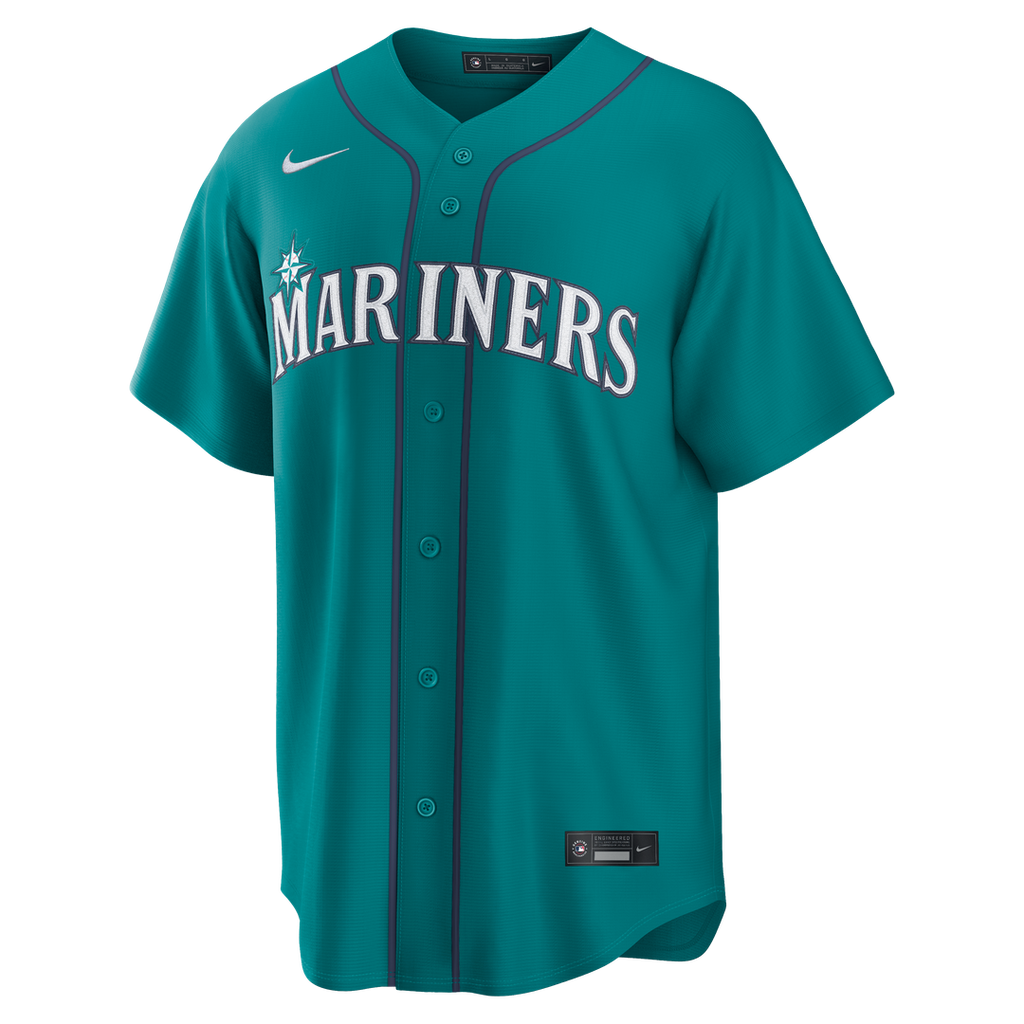 Cal Raleigh Seattle Mariners Nike Alternate Replica Jersey - Cream Official MLB Team Apparel Baseball Fan Gear