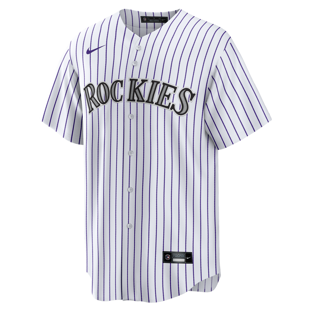 Colorado Rockies Nike Home Big & Tall Replica Jersey - White Official MLB Team Apparel Baseball Fan Gear