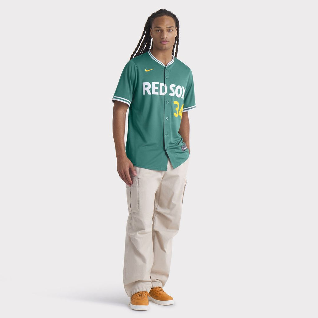 David Ortiz Boston Red Sox Nike 2025 City Connect Limited Retired Player Jersey - Green Official MLB Team Apparel Baseball Fan Gear