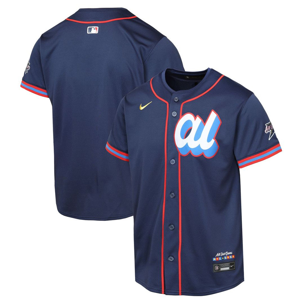 American League Nike Youth 2025 All-Star Edition Limited Jersey - Navy Official MLB Team Apparel Baseball Fan Gear