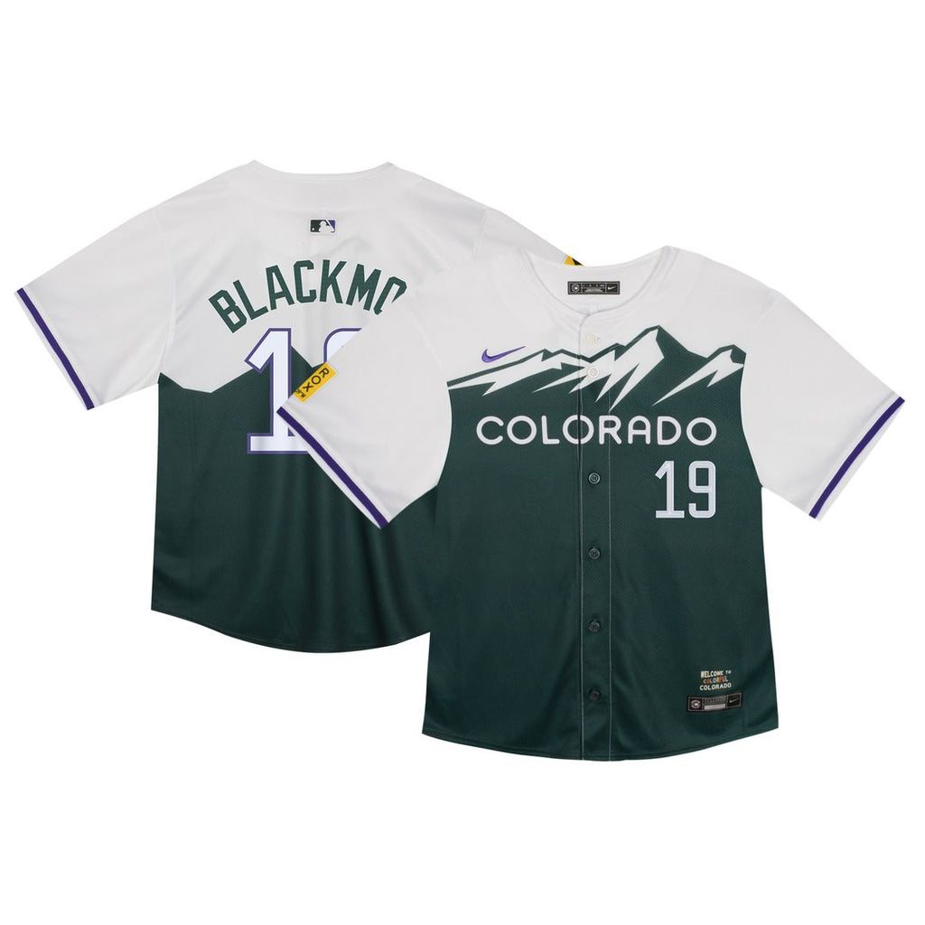 Charlie Blackmon Colorado Rockies Nike Toddler City Connect Limited Player Jersey - Green Official MLB Team Apparel Baseball Fan Gear
