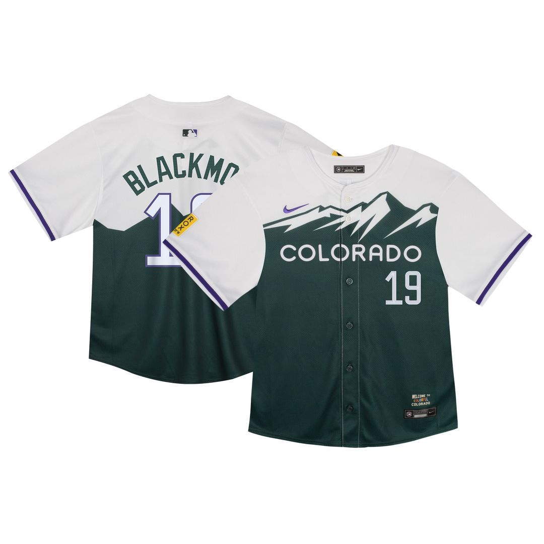 Charlie Blackmon Colorado Rockies Nike Toddler City Connect Limited Player Jersey - Green Official MLB Team Apparel Baseball Fan Gear
