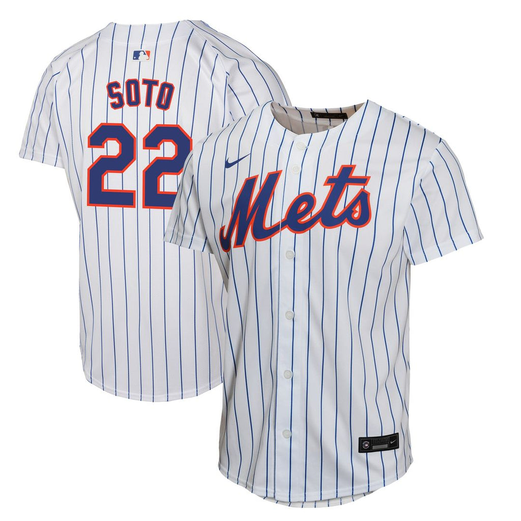 Juan Soto New York Mets Nike Youth Home Game Player Jersey - White Official MLB Team Apparel Baseball Fan Gear