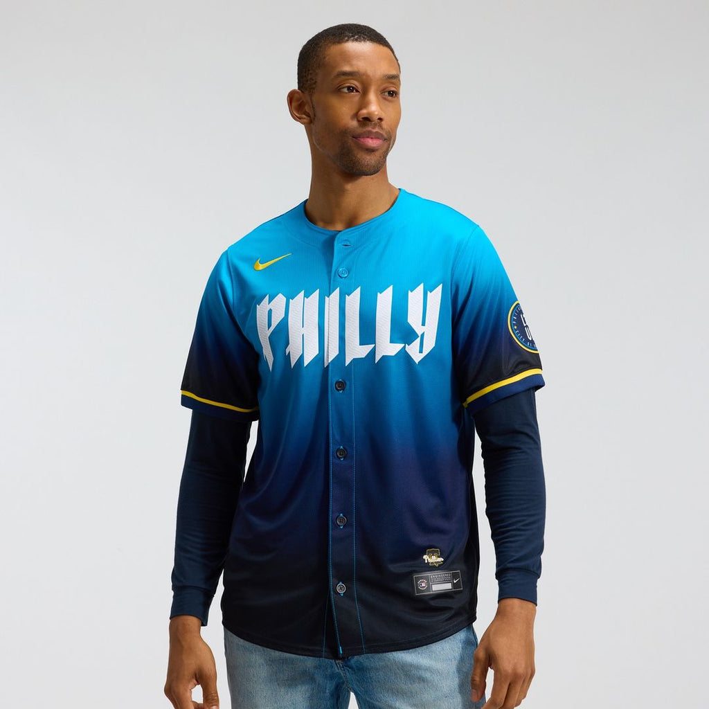 Philadelphia Phillies Nike City Connect Limited Jersey - Navy Official MLB Team Apparel Baseball Fan Gear