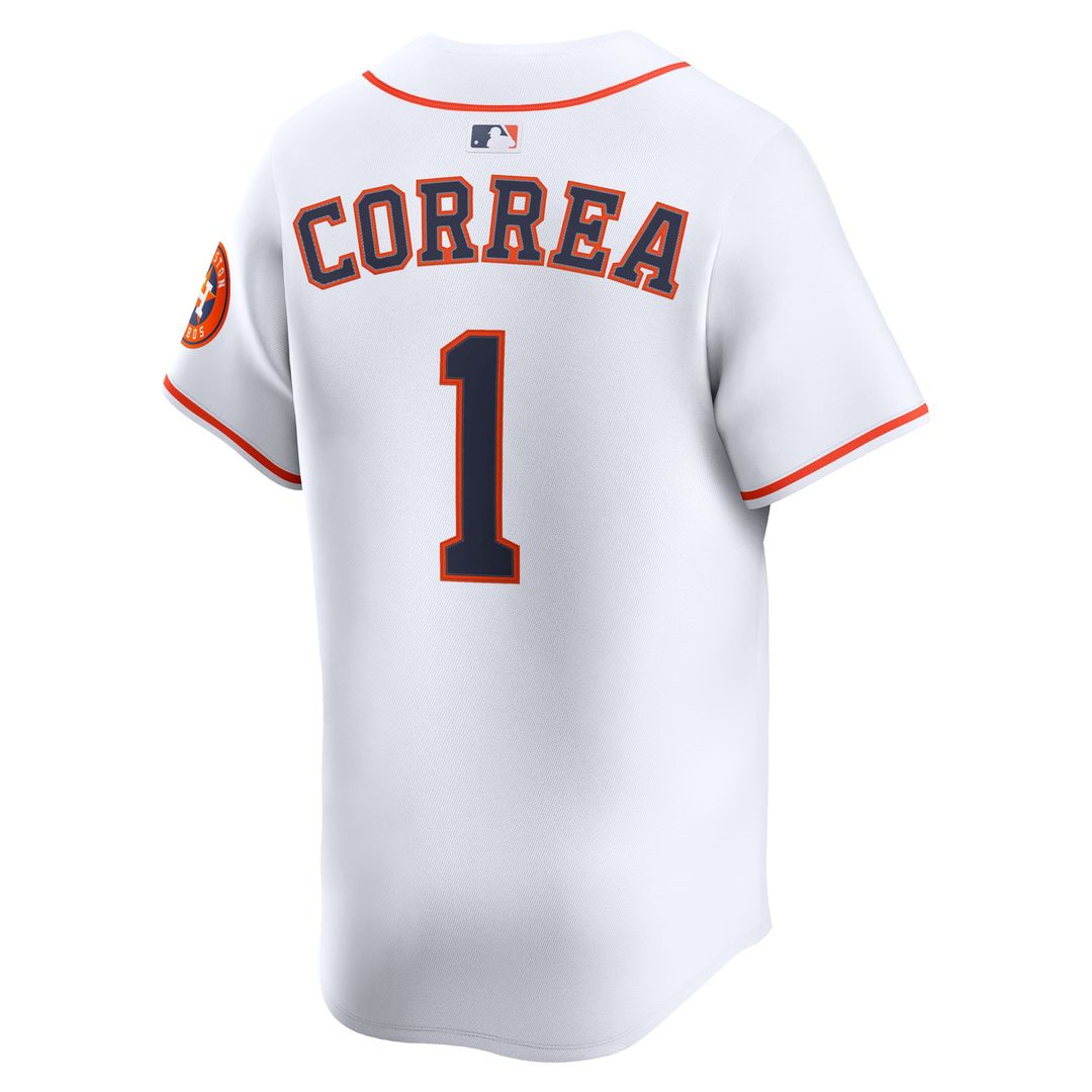 Carlos Correa Houston Astros Nike Home Limited Player Jersey - White Official MLB Team Apparel Baseball Fan Gear