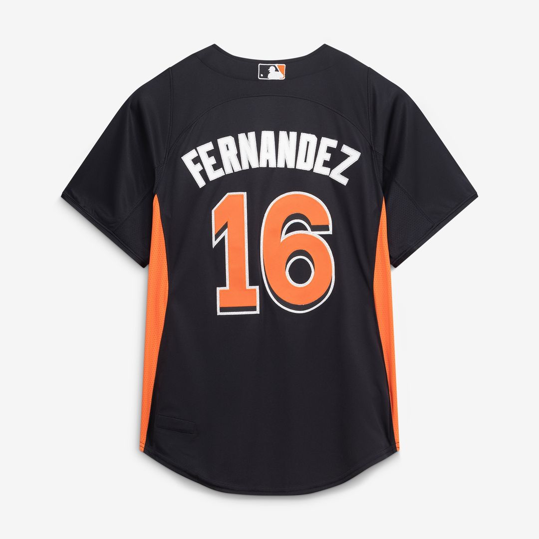 Jose Fernandez Miami Marlins Mitchell & Ness Authentic Batting Practice Jersey - Black Official MLB Team Apparel Baseball Fan Gear