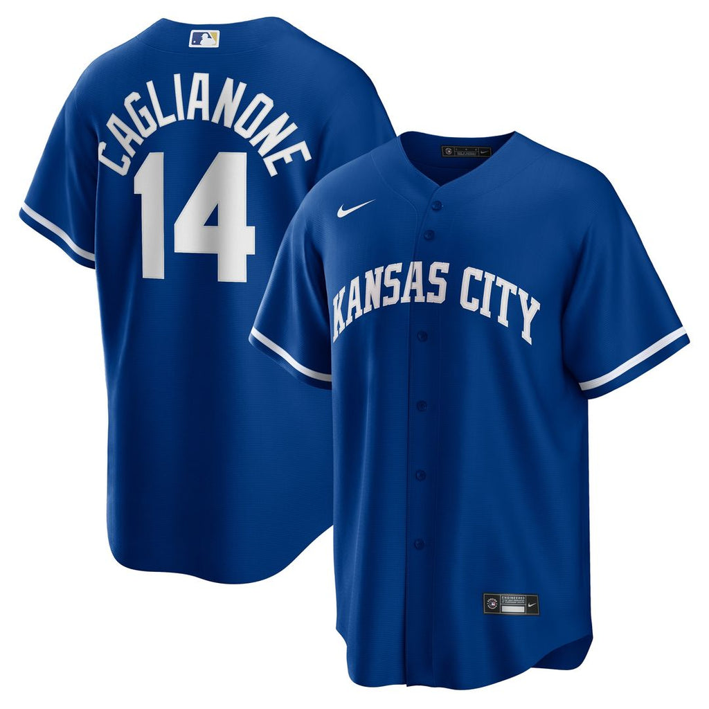 Jac Caglianone Kansas City Royals Nike Alternate Replica Jersey - Royal Official MLB Team Apparel Baseball Fan Gear