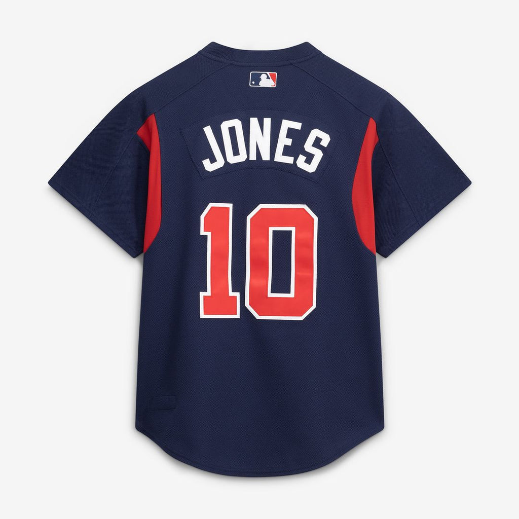 Chipper Jones Atlanta Braves Mitchell & Ness Authentic Batting Practice Jersey - Navy Official MLB Team Apparel Baseball Fan Gear