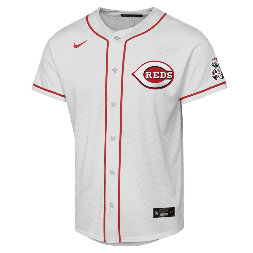 Cincinnati Reds Nike Youth Home Stadium Jersey - White Official MLB Team Apparel Baseball Fan Gear