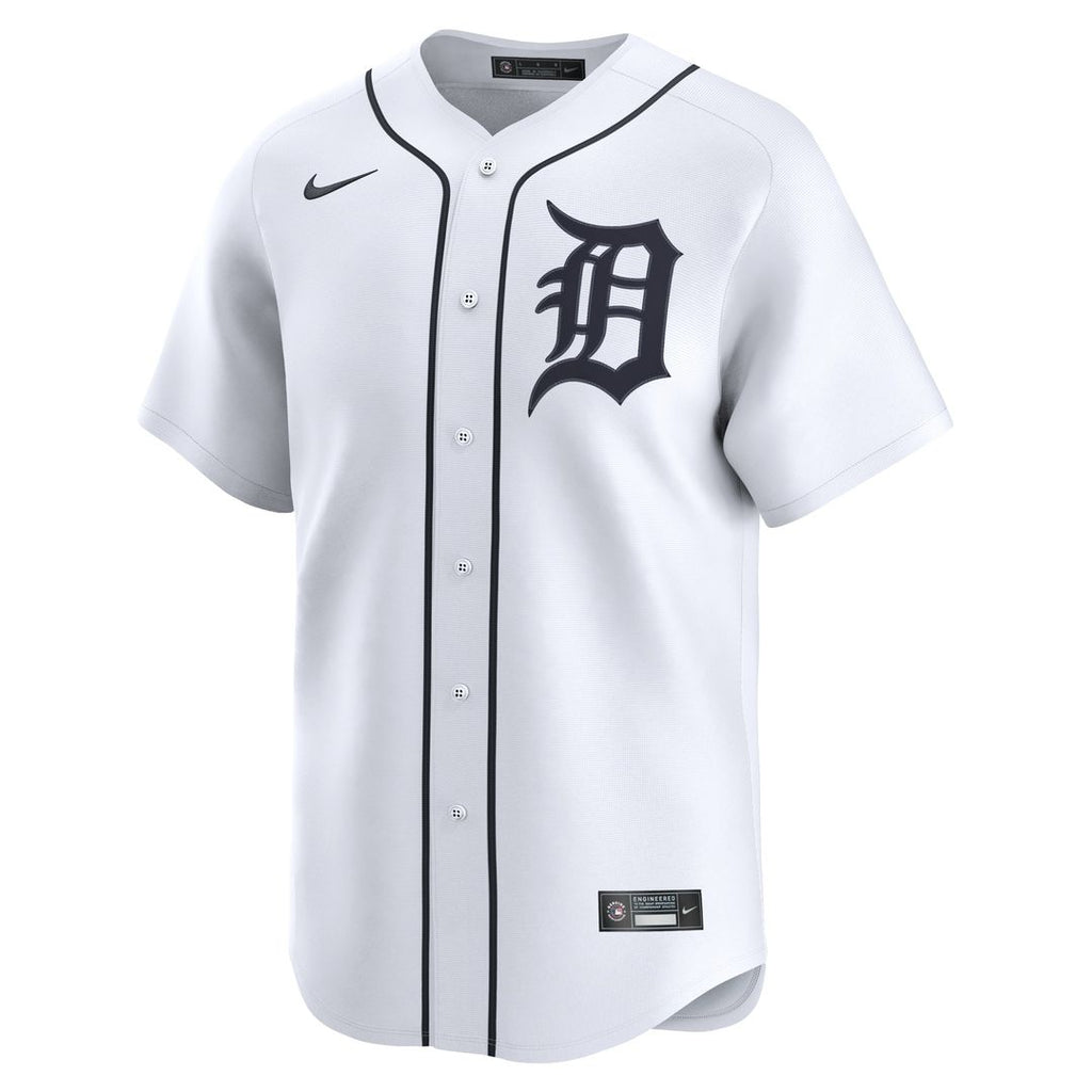 Riley Greene Detroit Tigers Nike Home Limited Player Jersey - White Official MLB Team Apparel Baseball Fan Gear