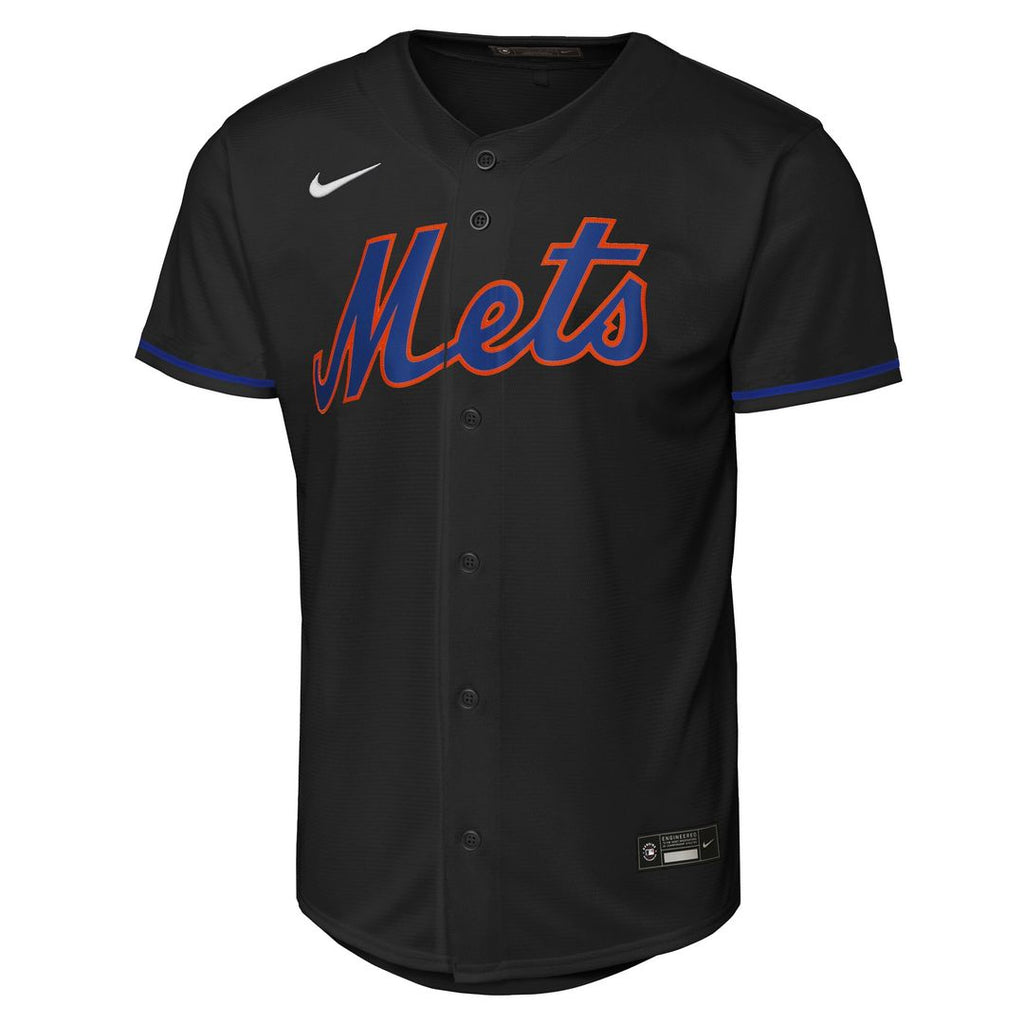 Juan Soto New York Mets Nike Youth Alternate Replica Jersey - Black Official MLB Team Apparel Baseball Fan Gear