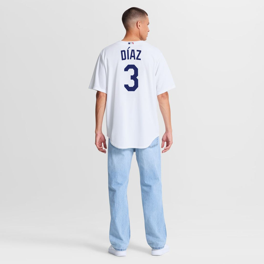 Edwin Díaz Los Angeles Dodgers Nike Home Replica Jersey - White Official MLB Team Apparel Baseball Fan Gear