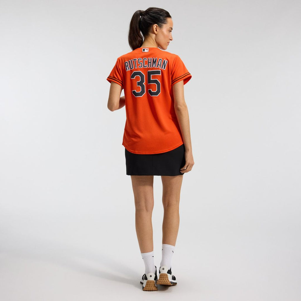 Adley Rutschman Baltimore Orioles Nike Women's Alternate Replica Player Jersey - Orange Official MLB Team Apparel Baseball Fan Gear