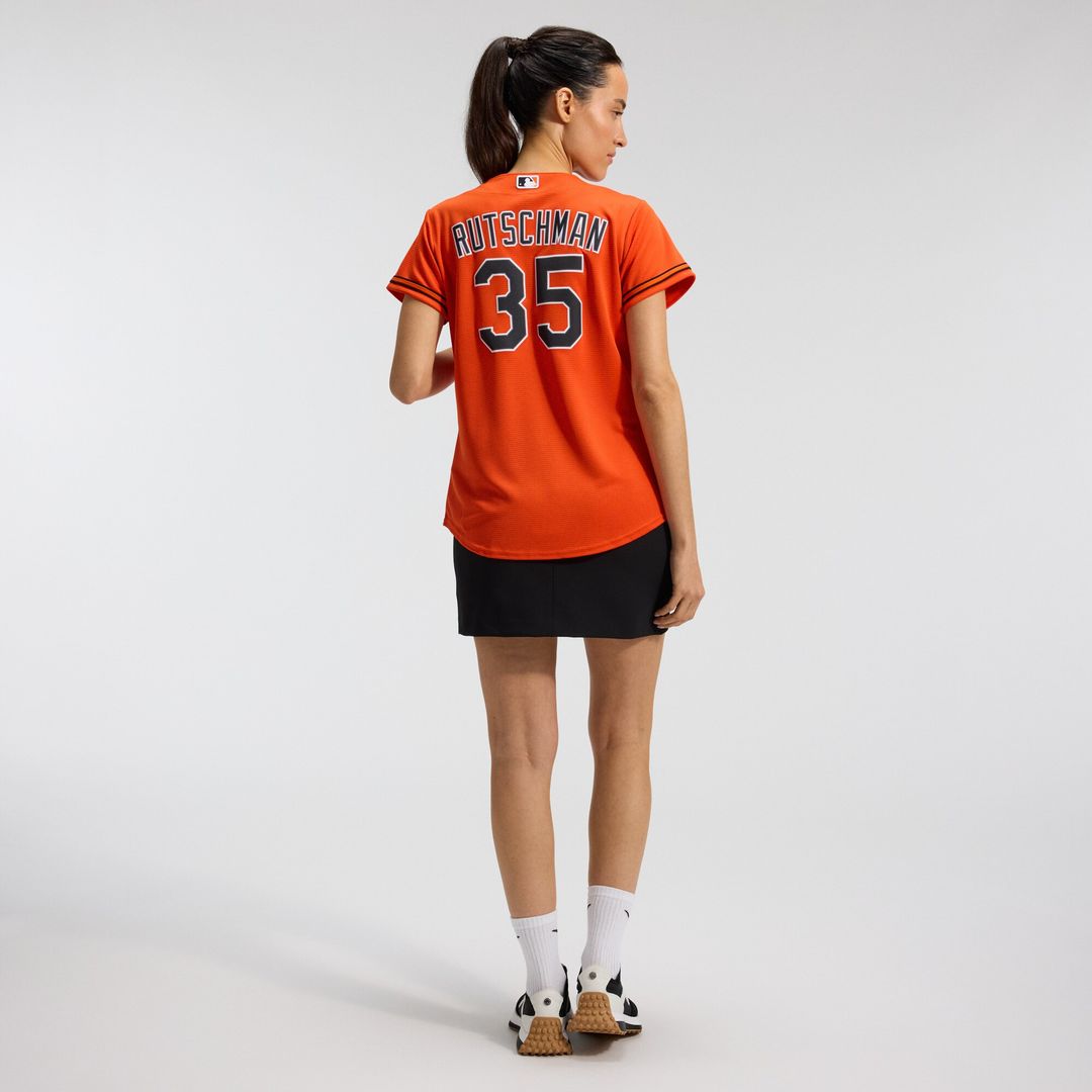 Adley Rutschman Baltimore Orioles Nike Women's Alternate Replica Player Jersey - Orange Official MLB Team Apparel Baseball Fan Gear
