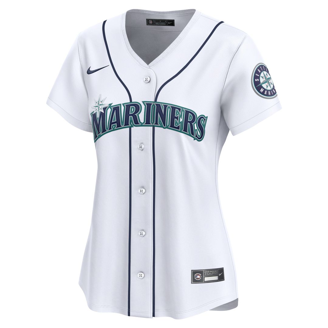 Julio Rodríguez Seattle Mariners Nike Women's Home Limited Player Jersey - White Official MLB Team Apparel Baseball Fan Gear