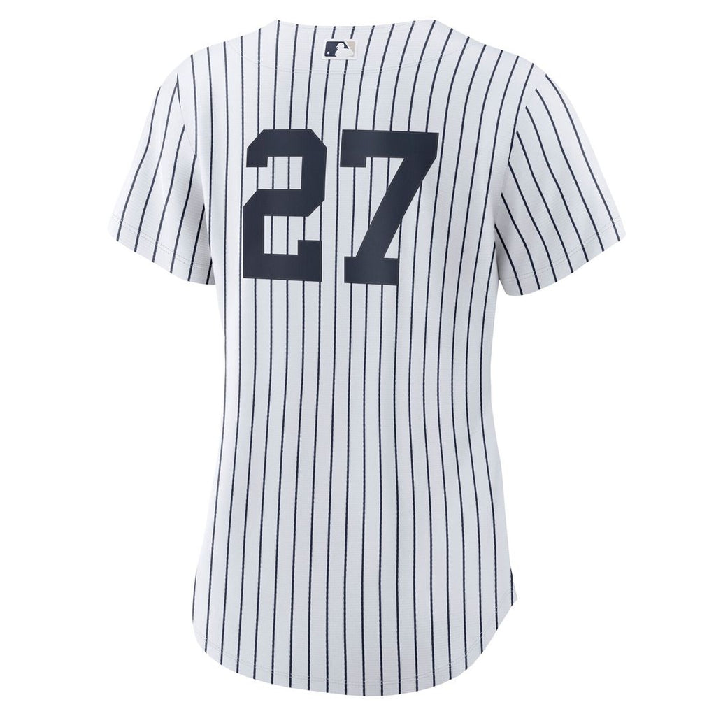 Giancarlo Stanton New York Yankees Nike Women's Home Replica Player Jersey - White Official MLB Team Apparel Baseball Fan Gear