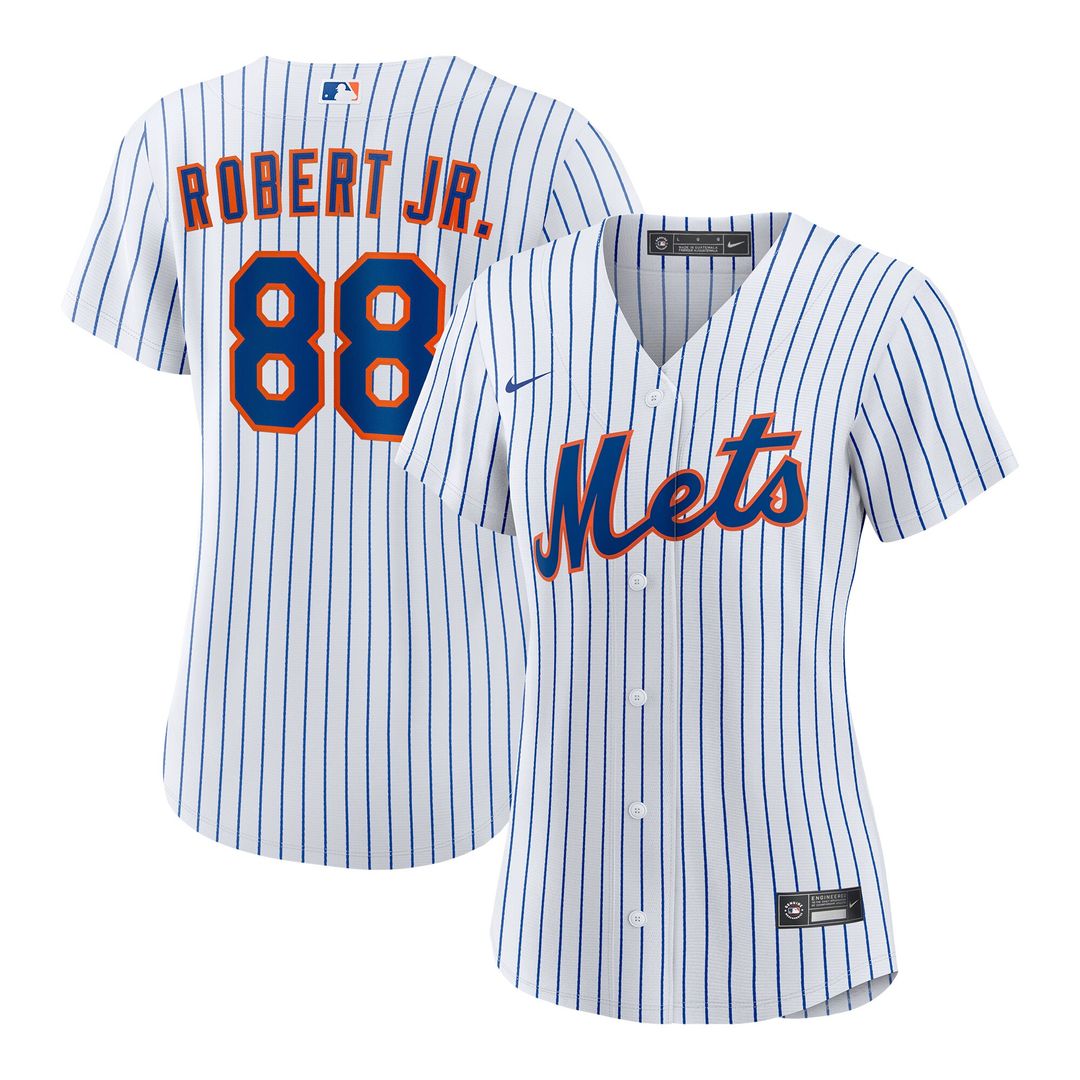 Luis Robert Jr. New York Mets Nike Women's Home Replica Jersey - White Official MLB Team Apparel Baseball Fan Gear