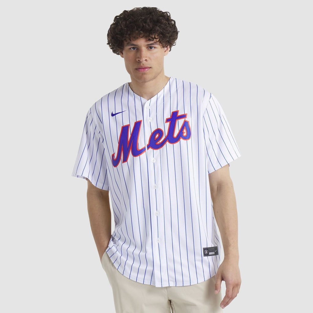New York Mets Nike Home Replica Team Jersey - White Official MLB Team Apparel Baseball Fan Gear