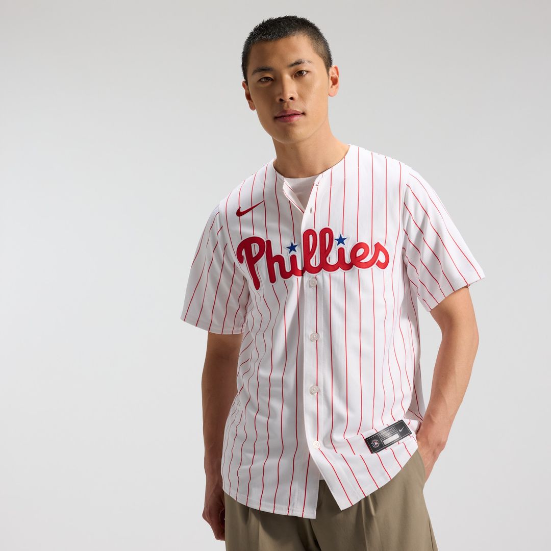 J.T. Realmuto Philadelphia Phillies Nike Home Limited Player Jersey - White Official MLB Team Apparel Baseball Fan Gear