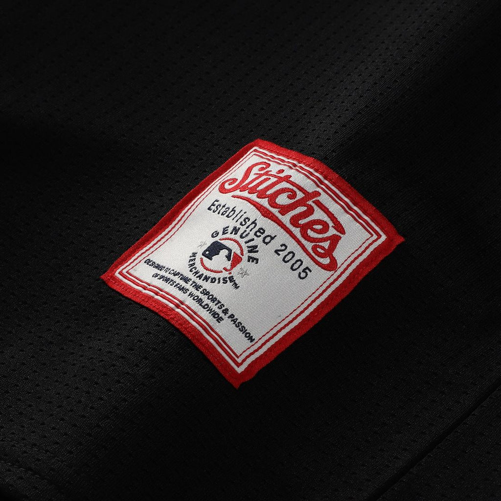 Pittsburgh Pirates Stitches Team Color Full-Button Fashion Jersey - Black Official MLB Team Apparel Baseball Fan Gear