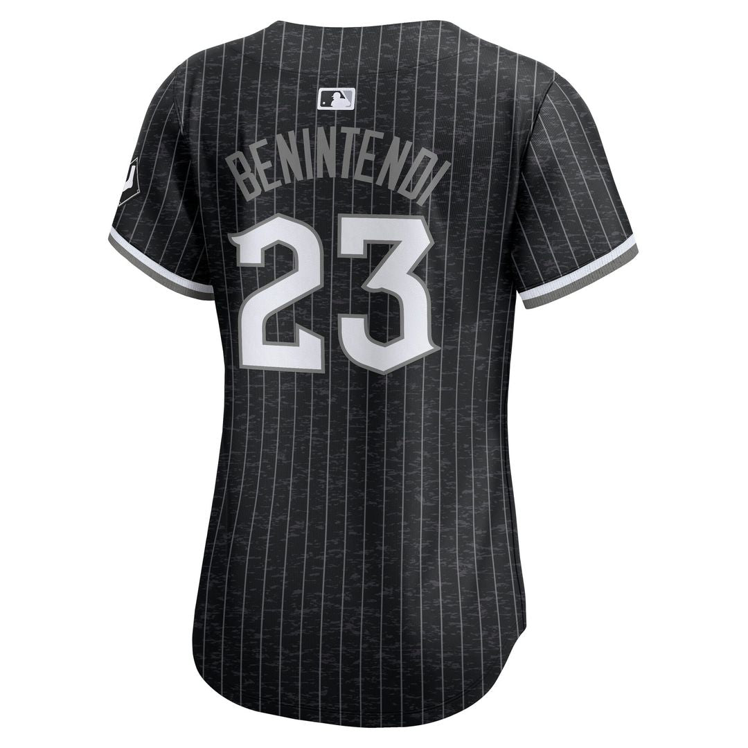 Andrew Benintendi Chicago White Sox Nike Women's City Connect Limited Jersey - Black Official MLB Team Apparel Baseball Fan Gear