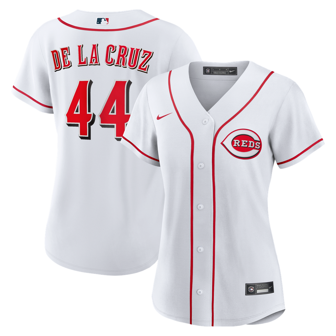 Elly De La Cruz Cincinnati Reds Nike Women's Home Replica Jersey - White Official MLB Team Apparel Baseball Fan Gear
