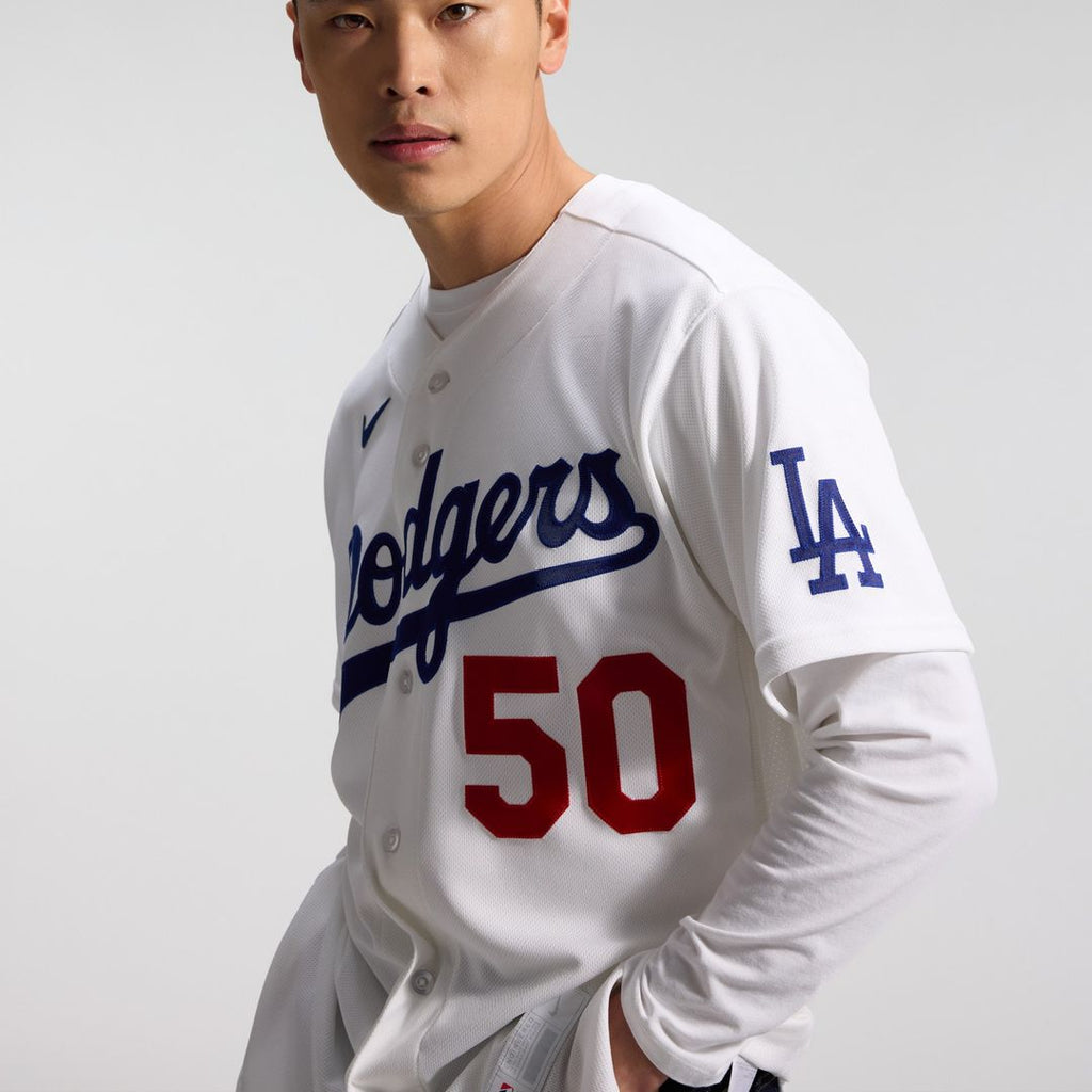 Mookie Betts Los Angeles Dodgers Nike Home Authentic Jersey - White Official MLB Team Apparel Baseball Fan Gear