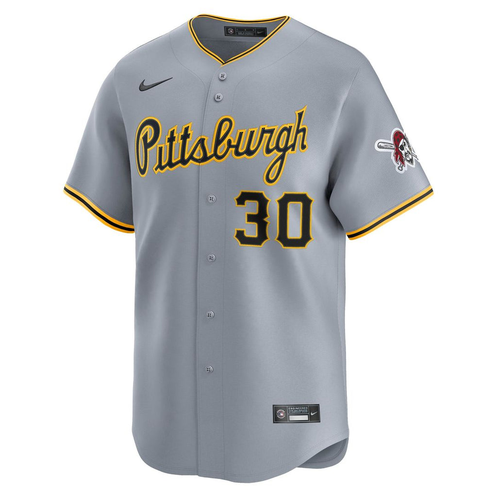 Paul Skenes Pittsburgh Pirates Nike Road Limited Player Jersey - Gray Official MLB Team Apparel Baseball Fan Gear