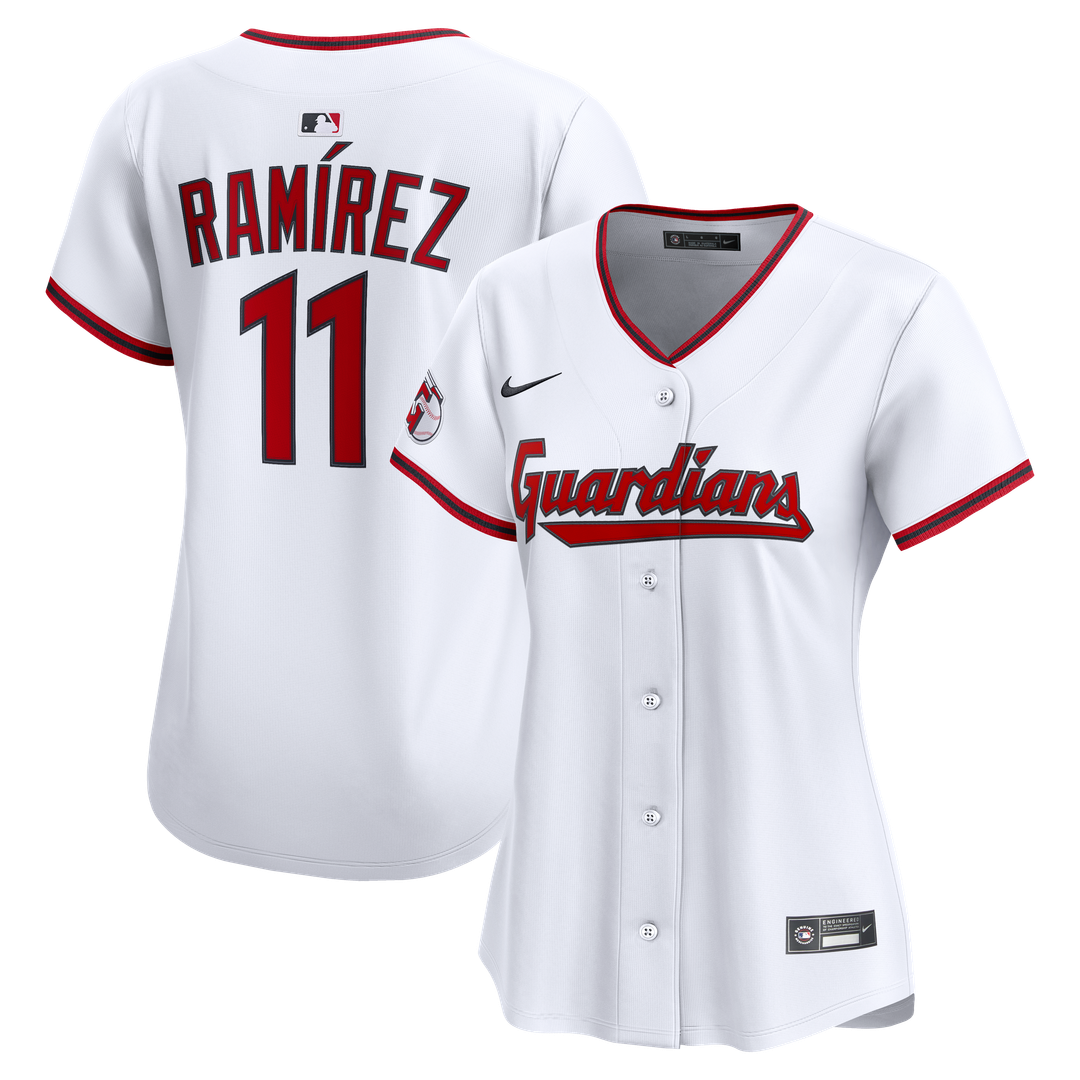 José Ramírez Cleveland Guardians Nike Women's Home Limited Player Jersey - White Official MLB Team Apparel Baseball Fan Gear