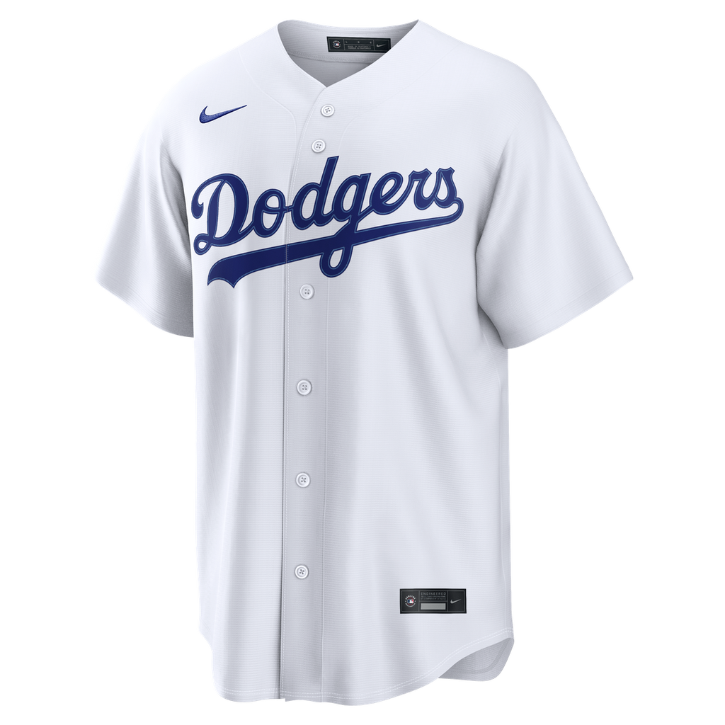 Andy Pages Los Angeles Dodgers Nike Home Replica Jersey - White Official MLB Team Apparel Baseball Fan Gear